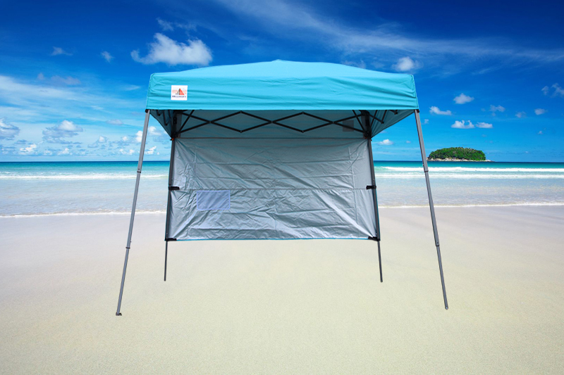 6x6 angled folding awning